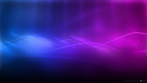 Abstract Blue and Purple Gradient with Flowing Light Waves and Soft Glow HD wallpaper