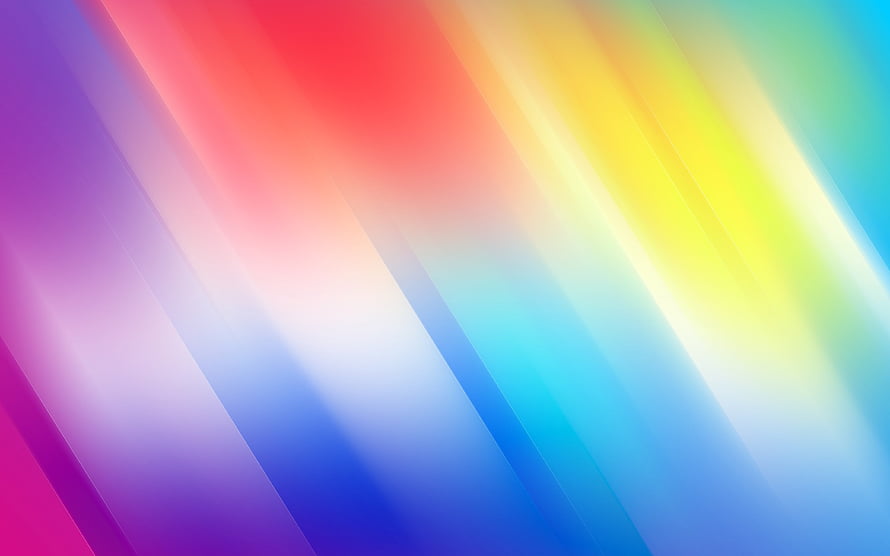 Vibrant Rainbow Gradient Abstract Background with Soft Diagonal Color Bands HD wallpaper