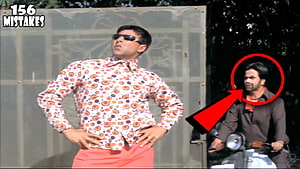 Phir Hera Pheri Movie Scene Featuring Man In Patterned Shirt And Motorcycle Rider HD wallpaper
