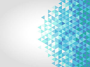 Abstract Blue Geometric Triangle Pattern on White Background HD wallpaper