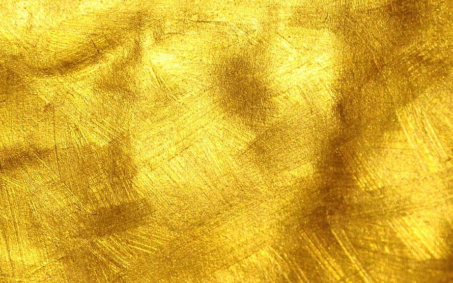 Luxurious Gold Leaf Texture with Brushed Metallic Finish and Warm Yellow Tones HD wallpaper