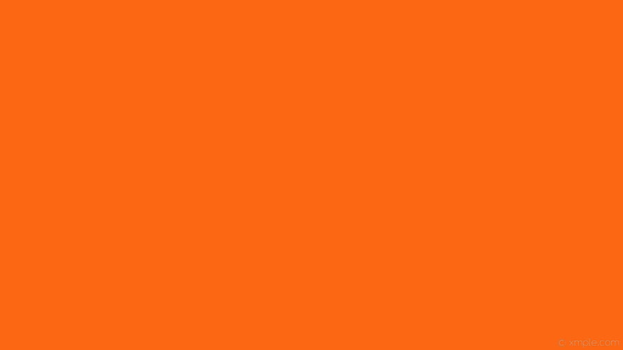 Vibrant Solid Orange Minimalist Plain Color Background HD wallpaper