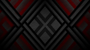 Dark Geometric Abstract Pattern with Red Diagonal Stripes and Central Diamond Motif HD wallpaper