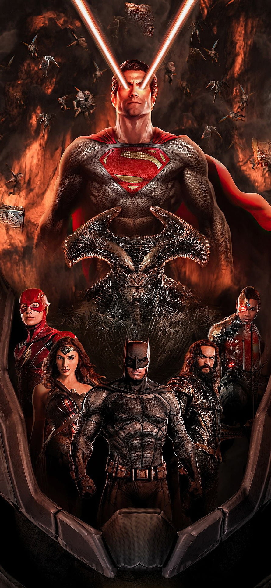Zack Snyder Justice League Concept Art Featuring Superman, Batman, Wonder Woman, Aquaman, Cyborg, and The Flash, Zack Snyder Justice League Exclusive #RestoreTheSnyderVerse in 2021. Marvel superhero posters, Dc comics art, Dc comics HD phone wallpaper