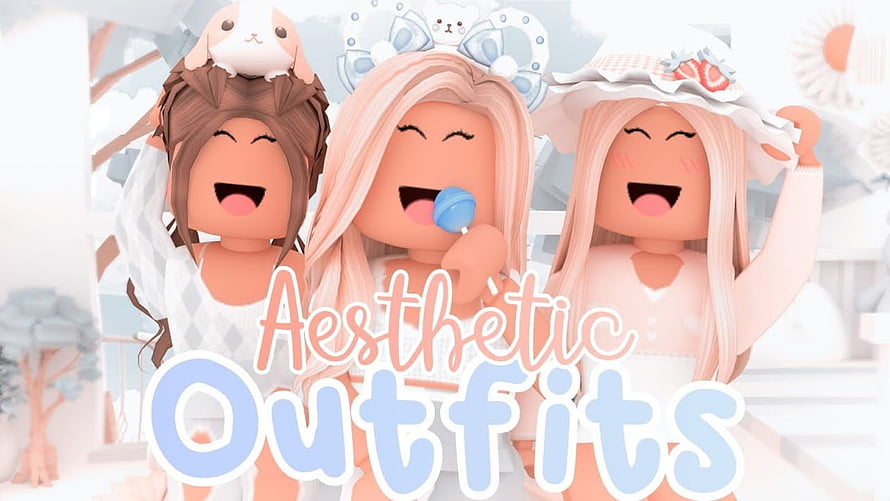 Cute Roblox Aesthetic Outfits: Preppy Pastel Character Styles HD wallpaper