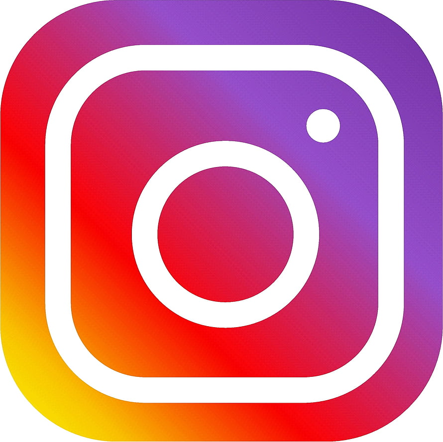 Instagram App Icon with Vibrant Gradient Background and White Camera Outline HD wallpaper