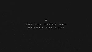 Minimalist Dark Starry Night Quote Wallpaper with Inspirational Text HD wallpaper