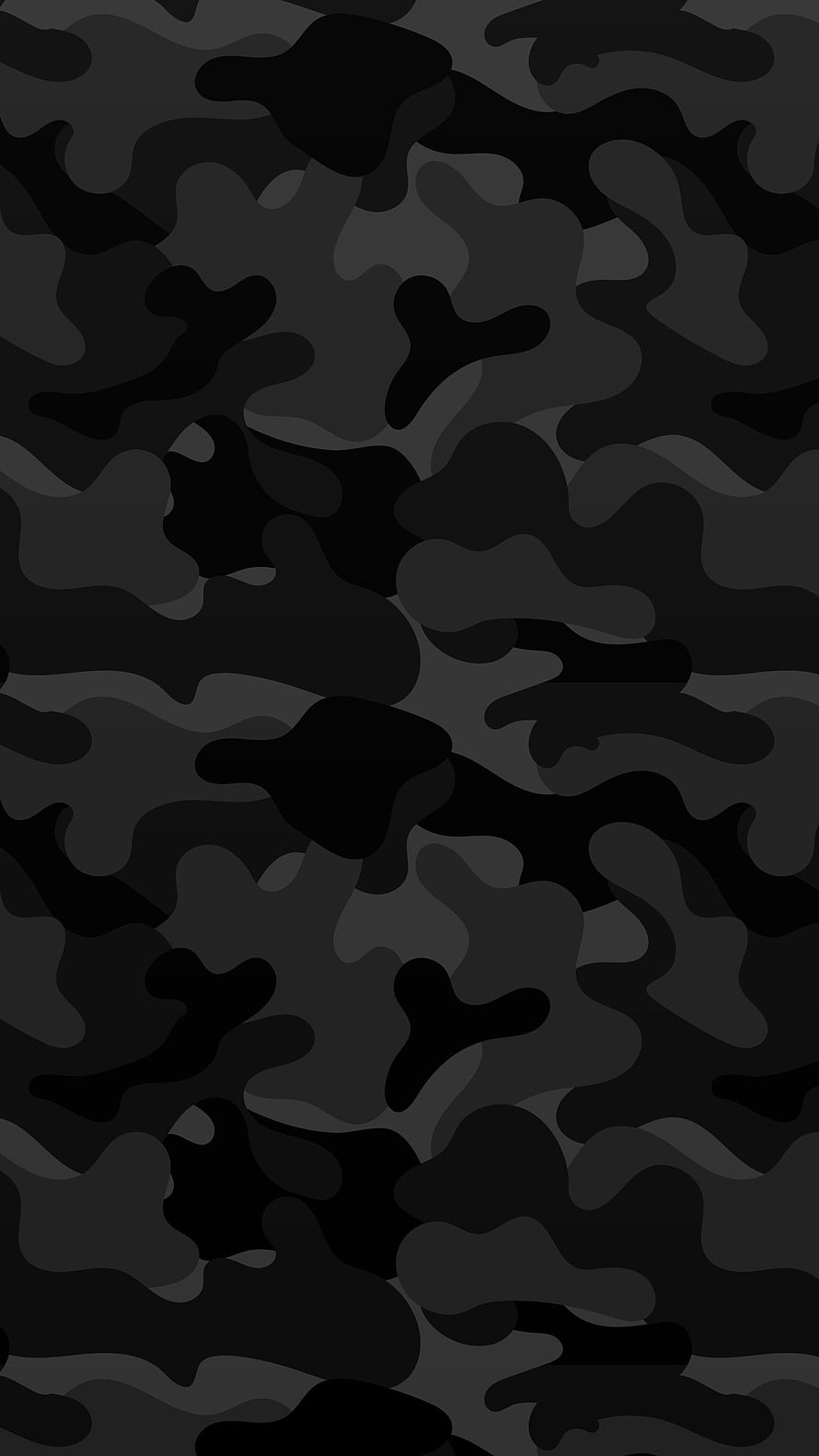 Dark Monochrome Camouflage Pattern with Abstract Organic Shapes HD phone wallpaper