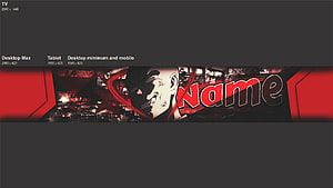 Saitama One Punch Man Anime YouTube Banner Template with Red and Black Design HD wallpaper