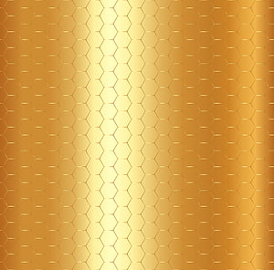 Luxurious Gold Hexagonal Honeycomb Pattern with Metallic Gradient and Geometric Texture HD wallpaper