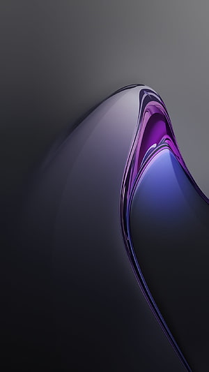 Oppo Reno 8 Pro Purple Curved Edge Close-Up with Glossy Gradient Finish HD phone wallpaper