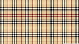 Classic Burberry Check Plaid Pattern in Tan, Black, White, and Red HD wallpaper