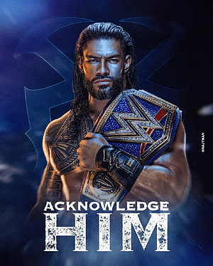 Roman Reigns WWE Universal Champion Portrait with Tribal Chief Attire and Championship Belt, Nehemias Canihuante on roman. Wwe roman reigns, Roman reigns, Wwe superstar roman reigns, Acknowledge Me HD phone wallpaper