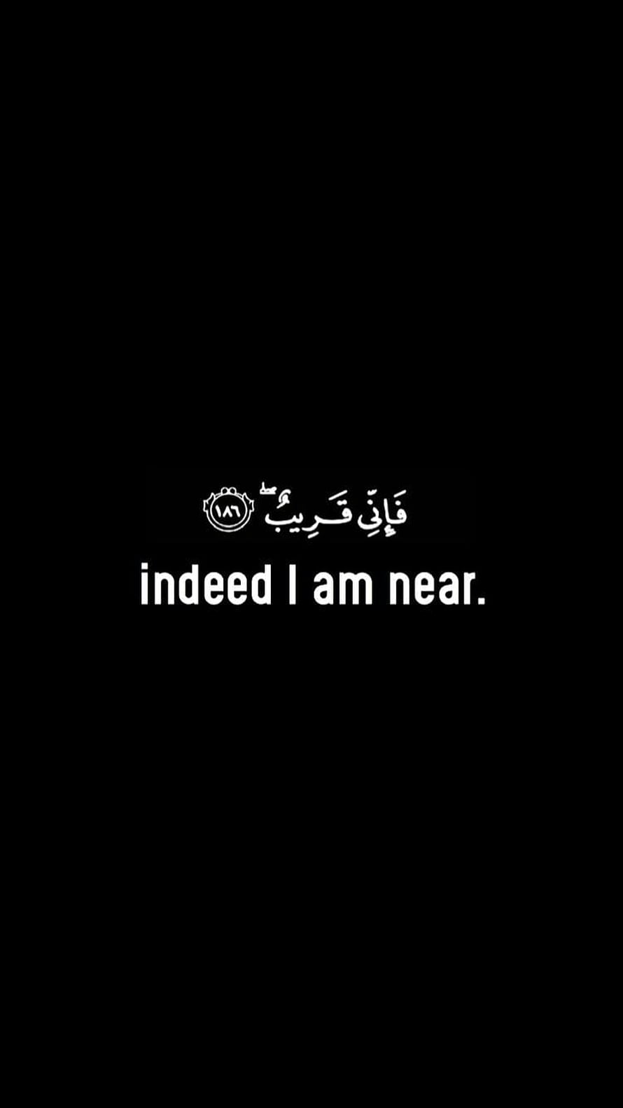Minimalist Quran Verse 18:103 with Arabic Calligraphy on Black Background HD phone wallpaper