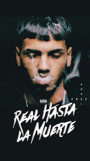 Anuel AA Real Hasta La Muerte Album Cover Portrait HD phone wallpaper