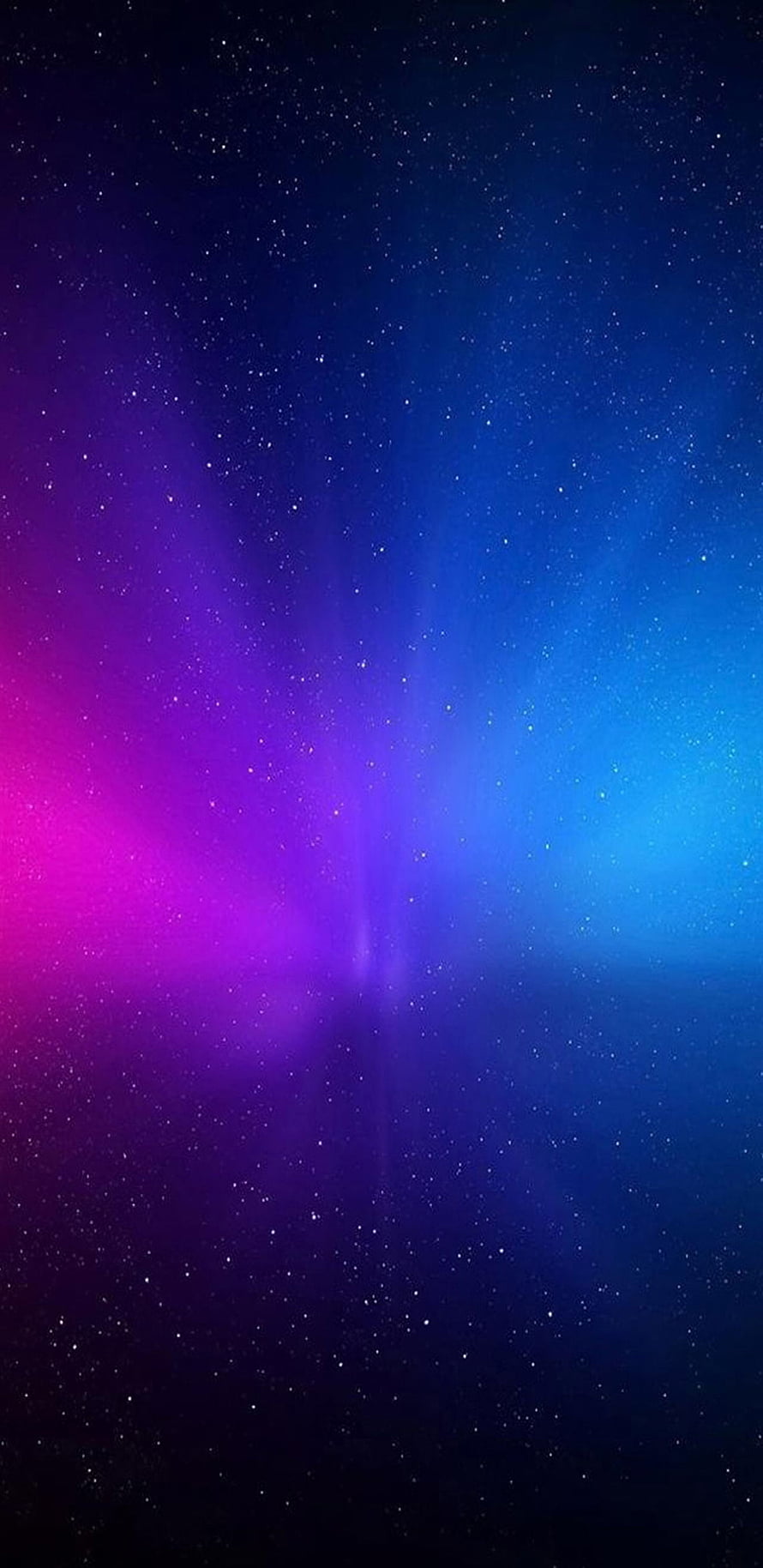 Vibrant Purple and Blue Nebula in a Star-Filled Night Sky HD phone wallpaper