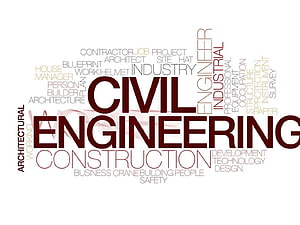 CML Engineering Construction Word Cloud with Architectural and Industrial Terms HD wallpaper