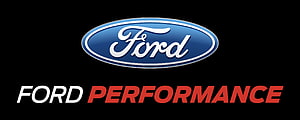 Ford Performance Brand Logo on Black Background HD wallpaper