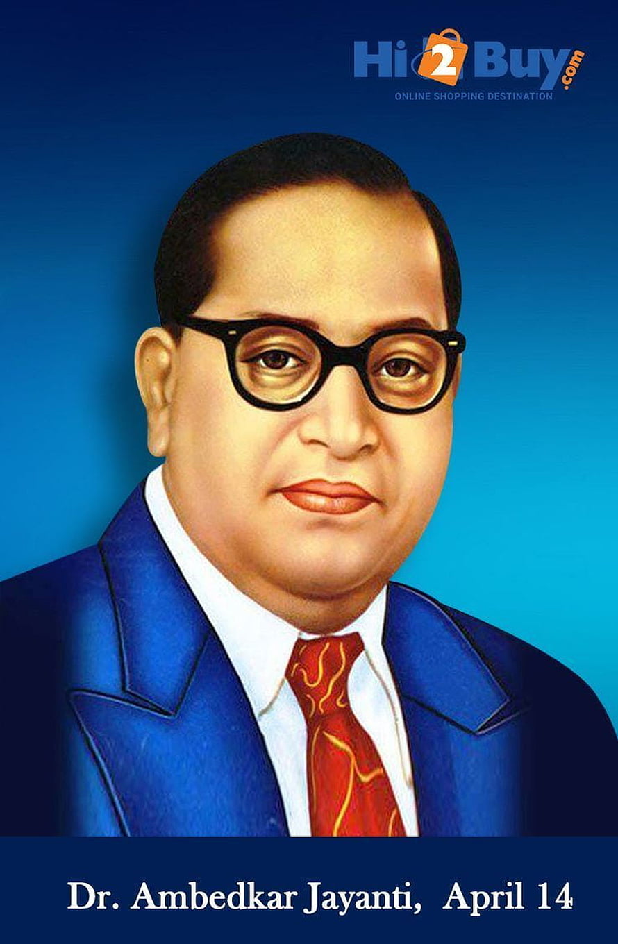 Dr. B. R. Ambedkar Portrait Illustration for Ambedkar Jayanti April 14 HD phone wallpaper