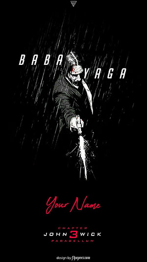 John Wick Chapter 3 Parabellum Baba Yaga Noir Illustration HD phone wallpaper