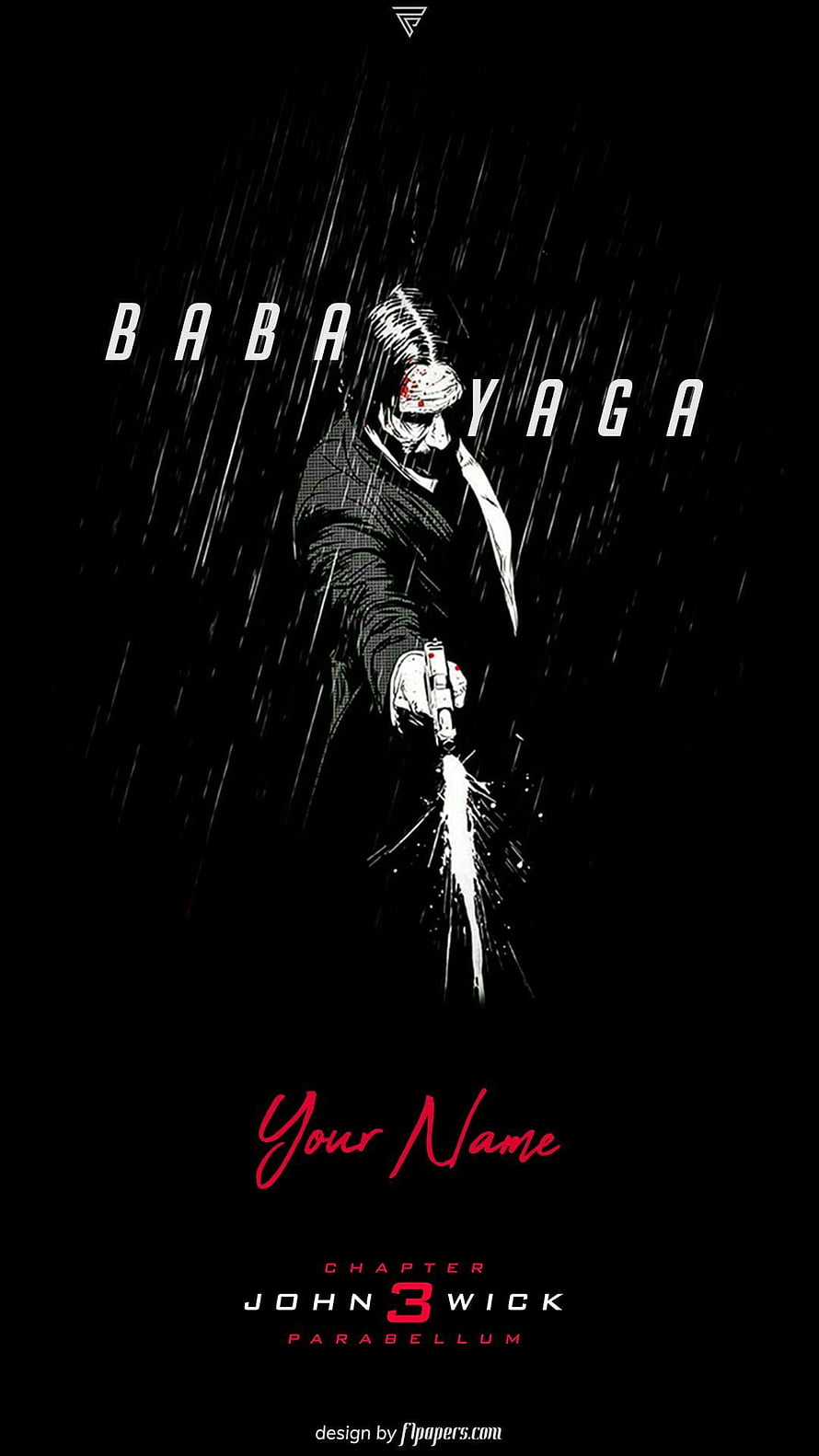 John Wick Chapter 3 Parabellum Baba Yaga Noir Illustration HD phone wallpaper