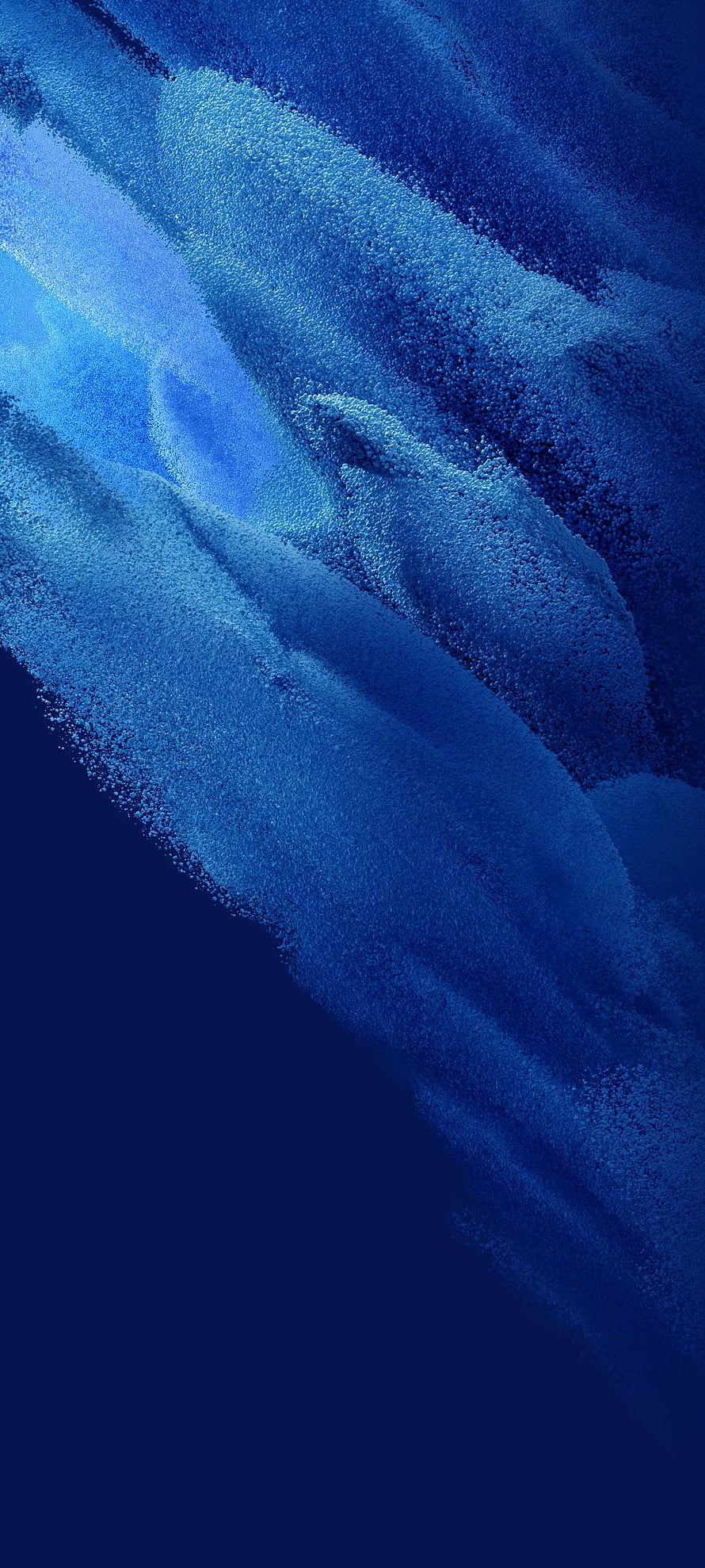 Abstract Blue Particle Flow with Dynamic Grain Texture and Deep Ocean Tones HD phone wallpaper