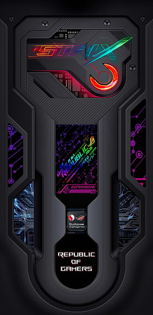 ASUS ROG Strix Gaming Phone with Qualcomm Snapdragon 865 and RGB Lighting HD phone wallpaper