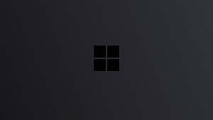 Windows 10 Minimalist Dark Grey Logo Wallpaper HD wallpaper
