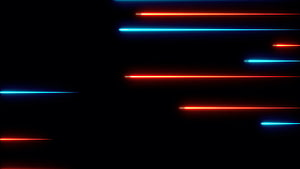 Abstract Neon Light Streaks on Black Background with Red and Blue Glow Effects HD wallpaper