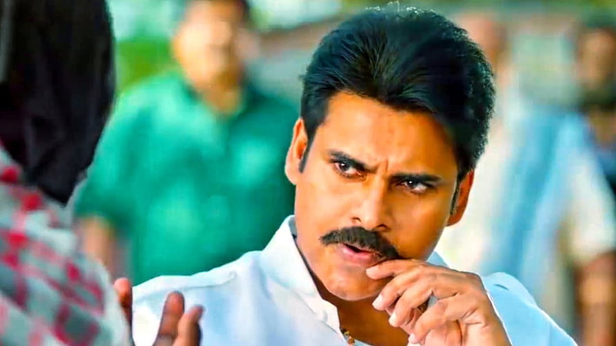 Pawan Kalyan Intense Close-Up in White Shirt with Dramatic Expression HD wallpaper
