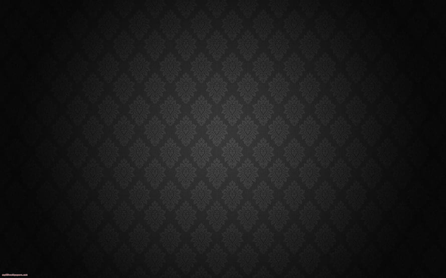 Elegant Black Damask Pattern with Subtle Ornamental Motifs and Vignette HD wallpaper