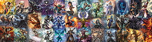 War of the Spark Planeswalker Character Art Collage HD wallpaper