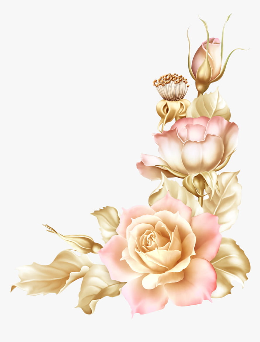 Elegant Vintage Rose and Tulip Floral Arrangement in Soft Pastel Tones HD phone wallpaper