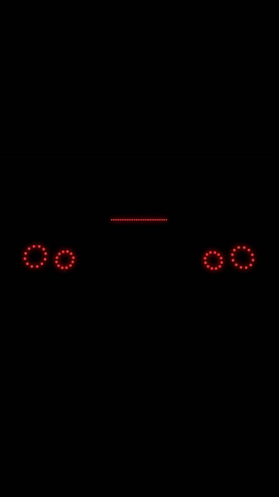 Nissan GTR Rear LED Tail Light Design on Black Background HD phone wallpaper