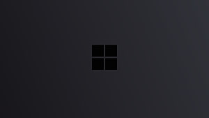 Windows 10 Logo Minimalist Dark Background HD wallpaper