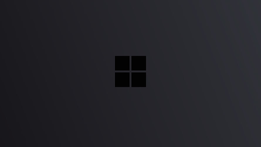 Windows 10 Logo Minimalist Dark Background HD wallpaper