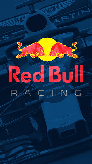 Red Bull Racing Formula One Car Close-Up with Team Logo and Sponsor Branding HD phone wallpaper