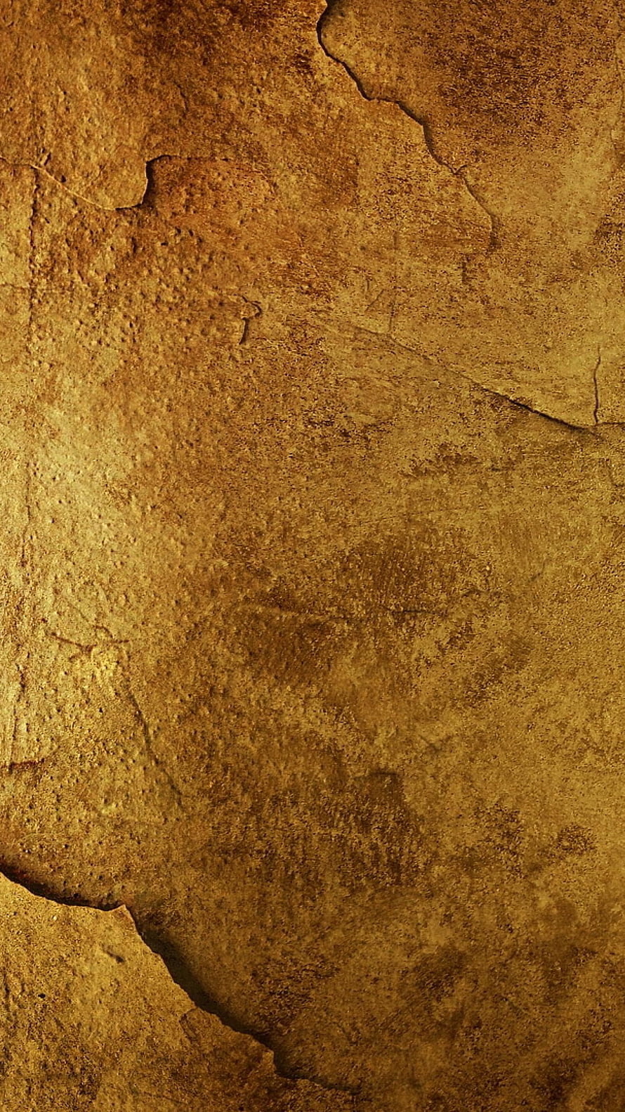 Aged Vintage Paper Texture with Cracked Surface and Warm Golden Tones HD phone wallpaper