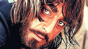 Sanjay Dutt Intense Close-Up Portrait With Wet Hair And Beard HD wallpaper