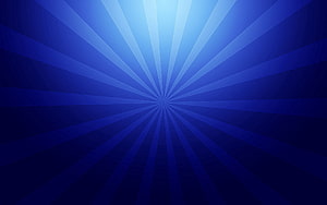 Deep Blue Radial Light Rays Abstract Geometric Background HD wallpaper