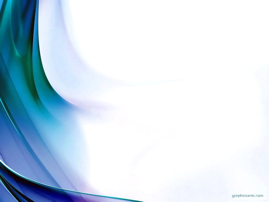 Abstract Blue and Green Flowing Ribbons on White Background HD wallpaper