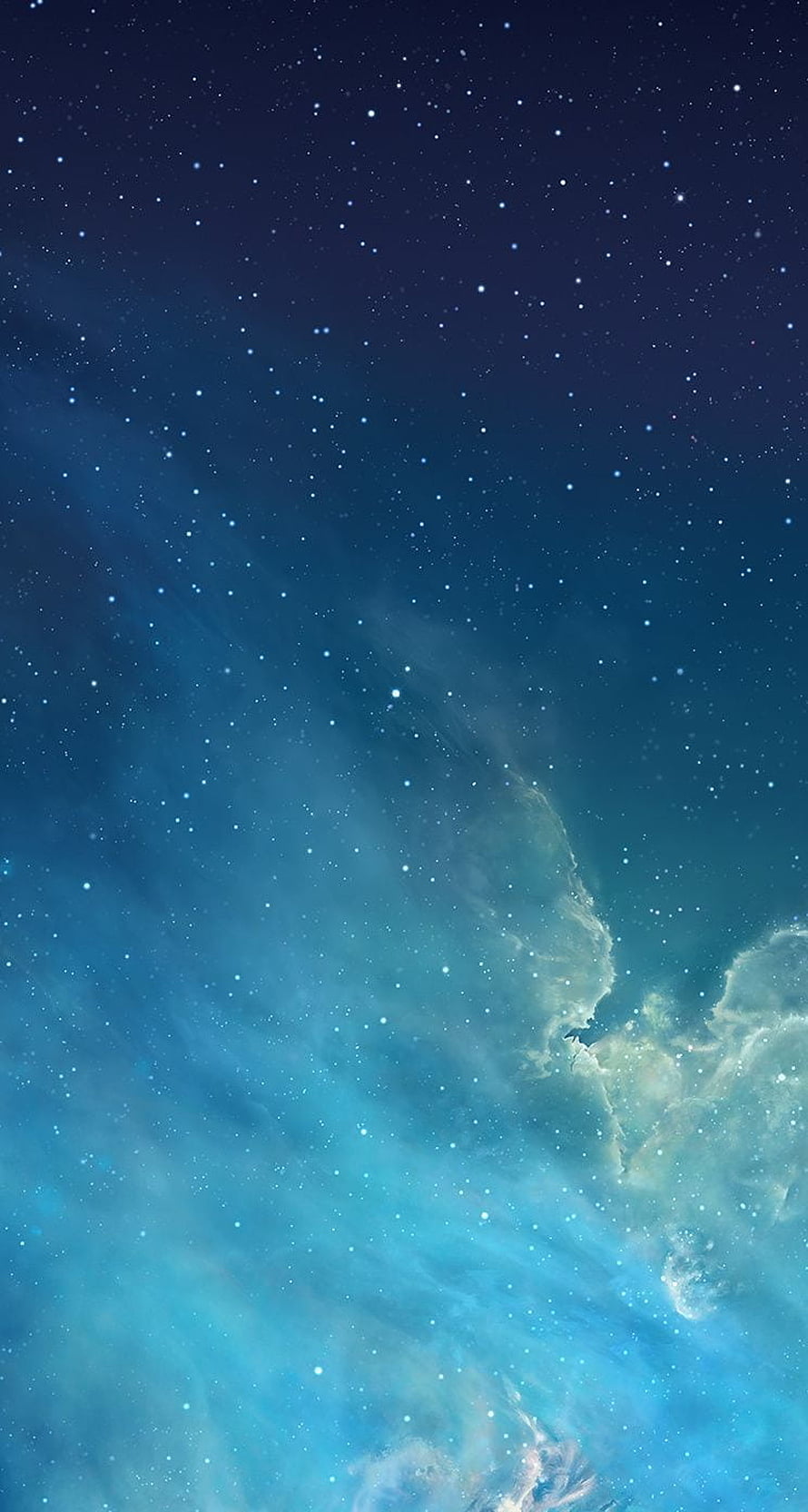 Vast Blue Nebula and Starfield in Deep Space HD phone wallpaper