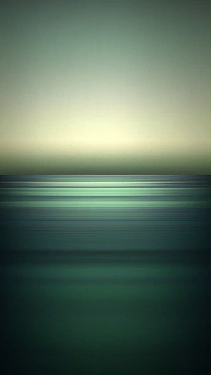 Minimalist Teal Ocean Horizon with Soft Gradient Sky and Calm Water Surface HD phone wallpaper