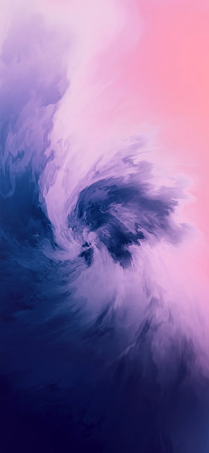 Violet and Pink Swirling Clouds Abstract Storm Sky HD phone wallpaper