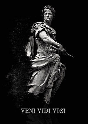 Monochrome Statue of Julius Caesar with Laurel Wreath and Roman Armor, Stoic Cesar, Art, Rome, Statue HD phone wallpaper