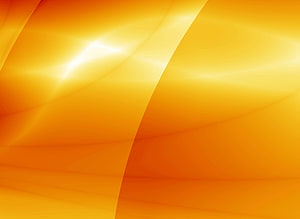 Vibrant Orange Abstract Background with Soft Light Flare and Curved Geometric Lines HD wallpaper