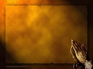 Vintage Christian Prayer Hands on Aged Parchment Texture Background HD wallpaper