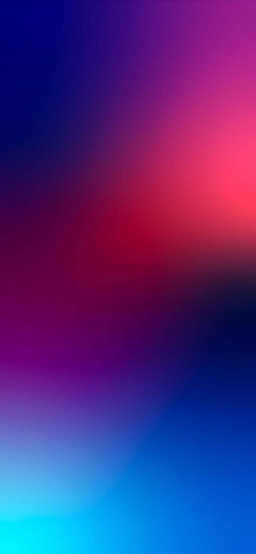 Vibrant Abstract Gradient with Deep Purple, Magenta, and Cyan Blue Tones HD phone wallpaper