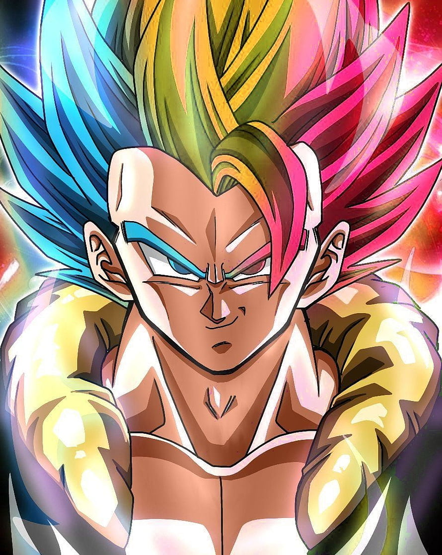 Super Saiyan Gogeta Dragon Ball Anime Character Portrait HD phone wallpaper