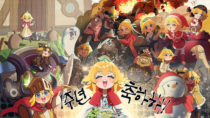 Guardian Tales Little Princess Character Artwork HD wallpaper